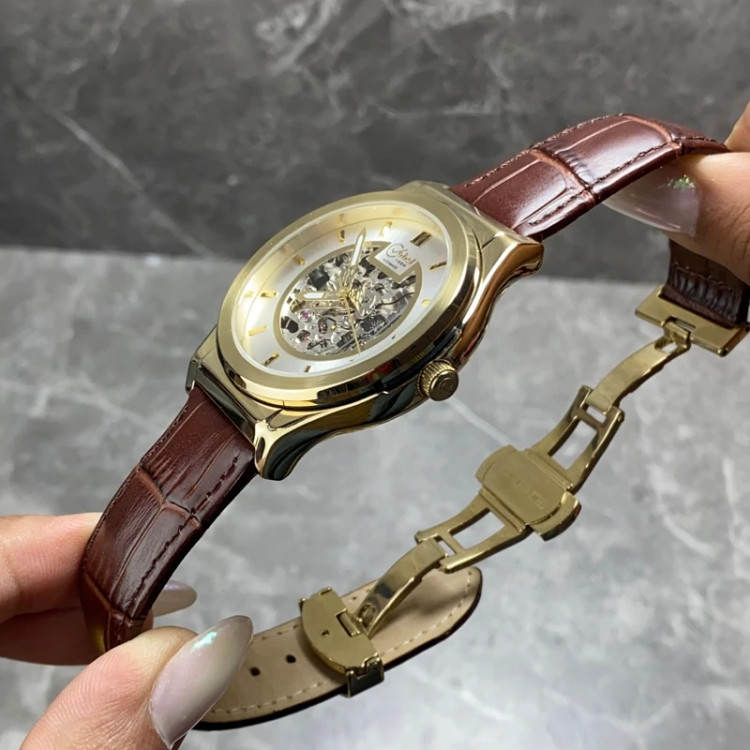 ساعت بند چرمی مردانه اتومات کوبل CB6163CG