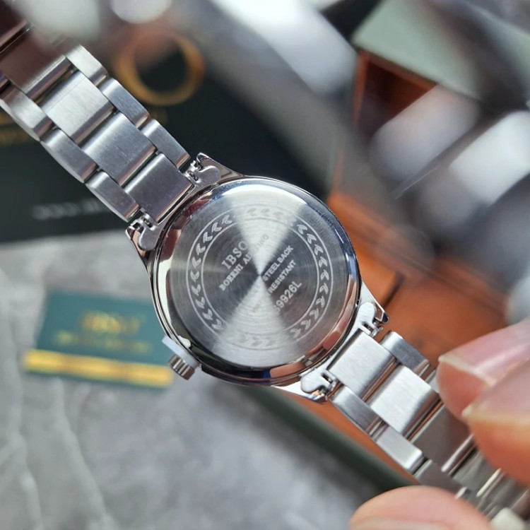 ساعت مچی اورجینال زنانه برند ایبسو IB9926-Silver-green
